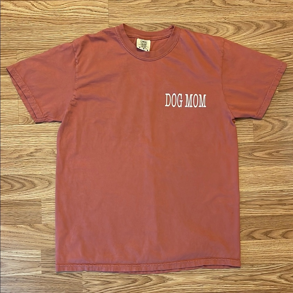 Comfort Colors Dog Mom Short Sleeve Tee Dusty Rose Women’s M